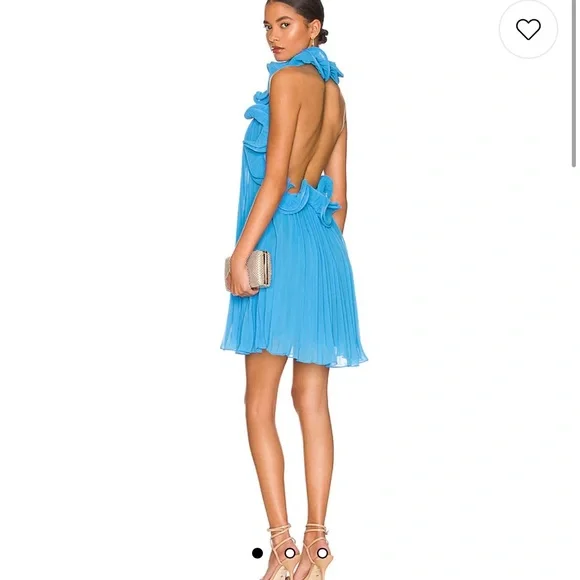 AMUR | Dresses | Amur Mini Dress In Aquarius Blue | Poshmark